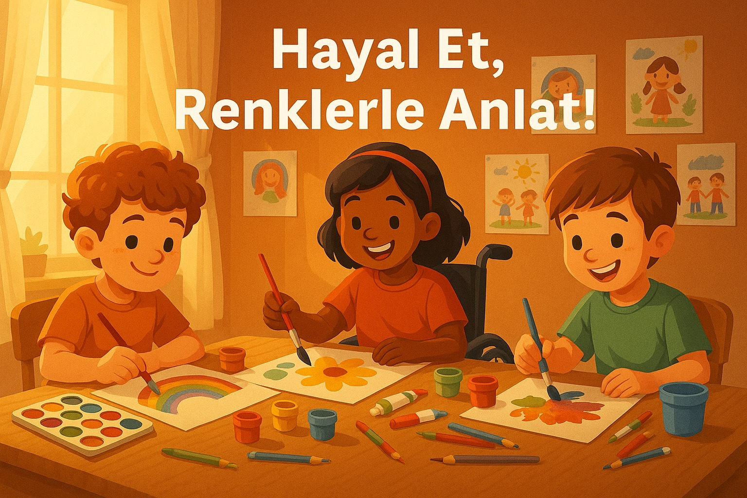 Hayal Et Renklerle Anlat